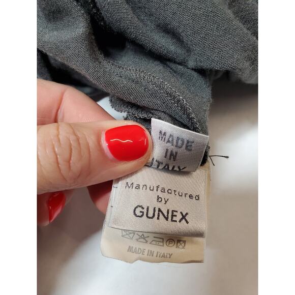 BRUNELLO CUCINELLI Italy Womens 6 DRESS Designer Avant Garde *flaws* Wool Gray - Picture 8 of 15